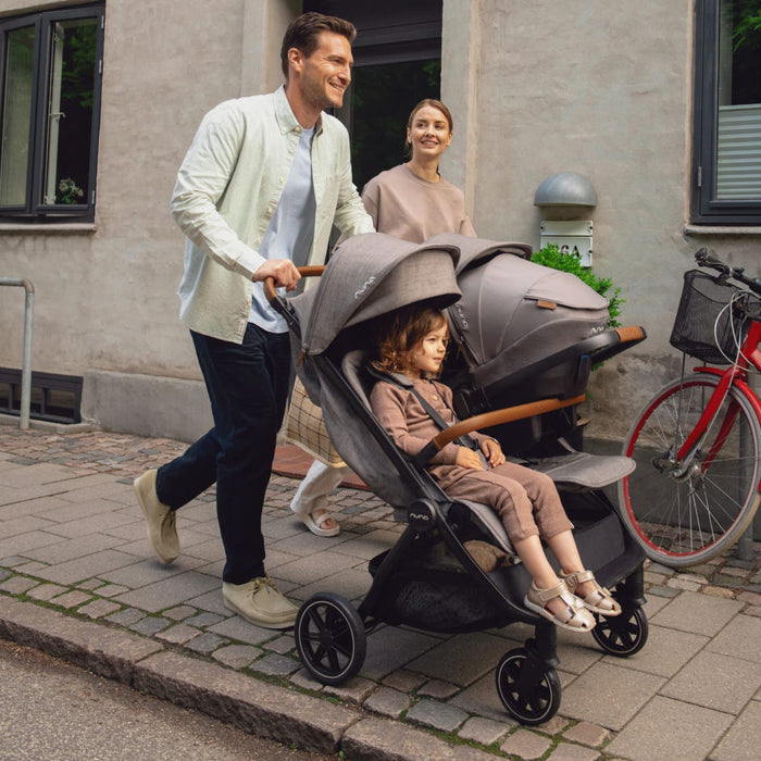 nuna double stroller canada Nuna TRVL DUBL Compact Double Stroller — Nurtured
