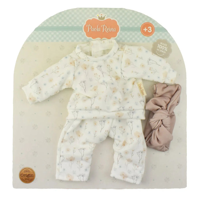 Paola Reina Doll Clothing - Floral Matching Outfit Set