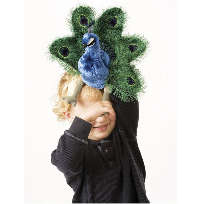Folkmanis Small Peacock Hand Puppet - Nurtured