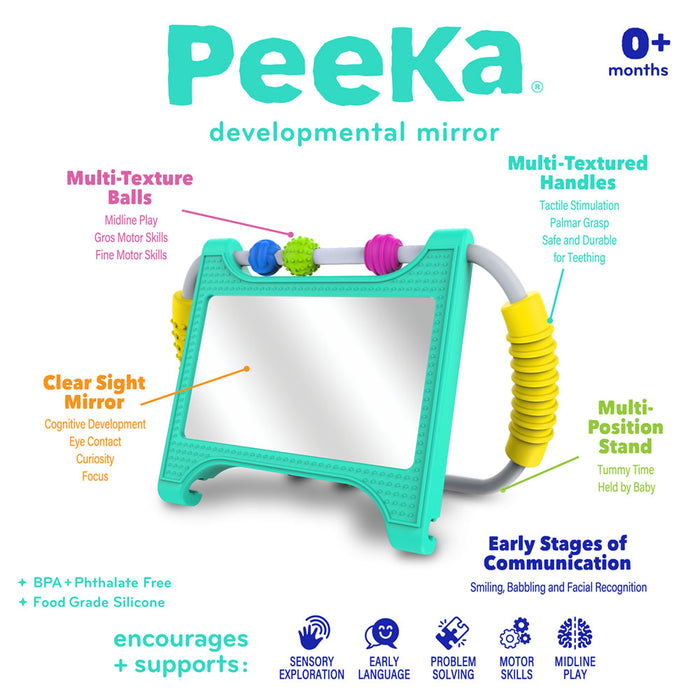 Peeka Developmental Baby Mirror Toy