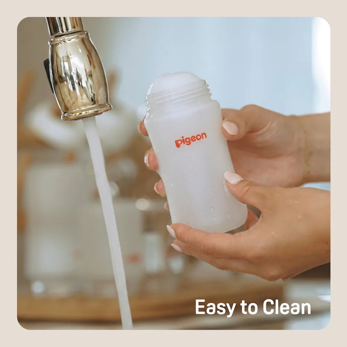 Pigeon 2-Pack Silicone Glass Bottle