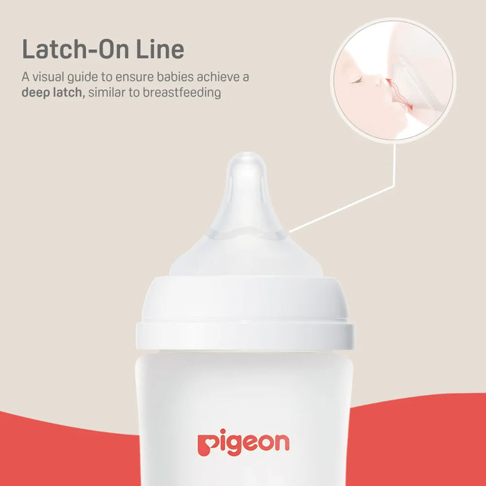 Pigeon 2-Pack Silicone Glass Bottle