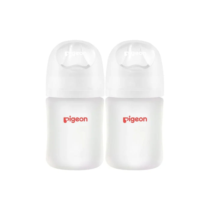 Pigeon 2-Pack Silicone Glass Bottle