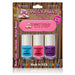 Piggy Paint Set - 3 Pack with Sea-quin, Forever Fancy and Girls Rule + Nail Set - Nurtured