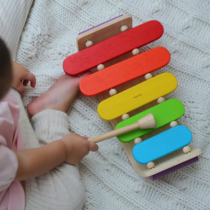 Plan Toys Wooden Oval Xylophone - Nurtured
