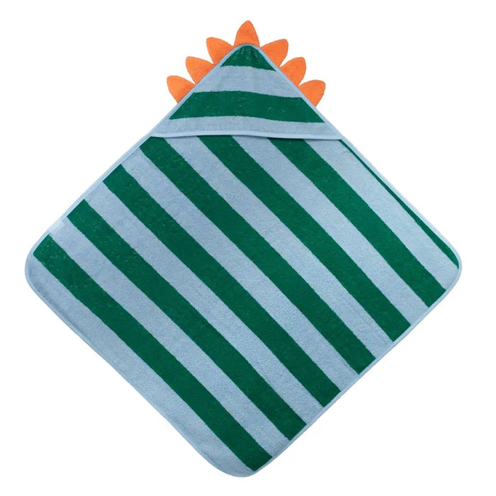Striped Cotton Hooded Towel