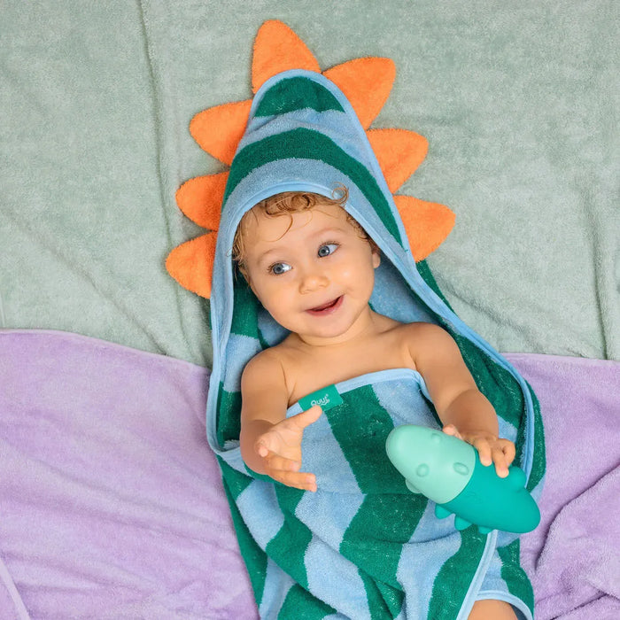 Striped Cotton Hooded Towel