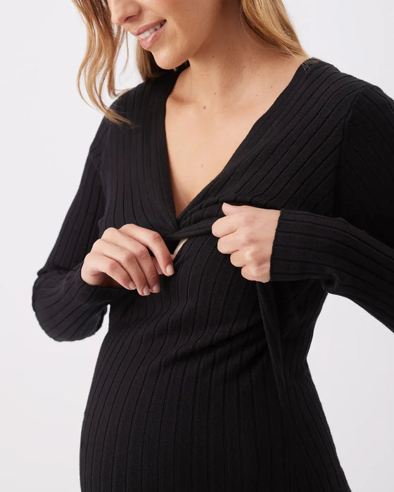 Remi Knit Nursing Dress