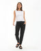 caption-Black Tencel Off-Duty Pant (shirt not included)