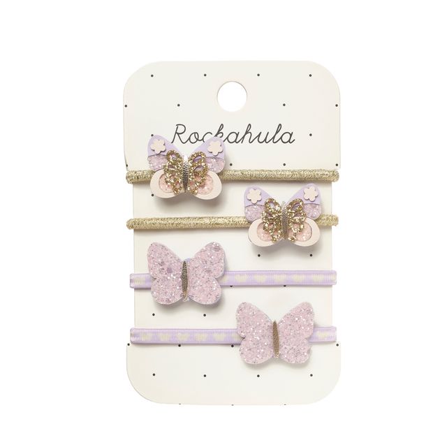 Rockahula Children's Hair Ponies - Fairytale Butterfly - Set of 4