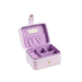 Purple rockahula jewelry box with compartments on a white background