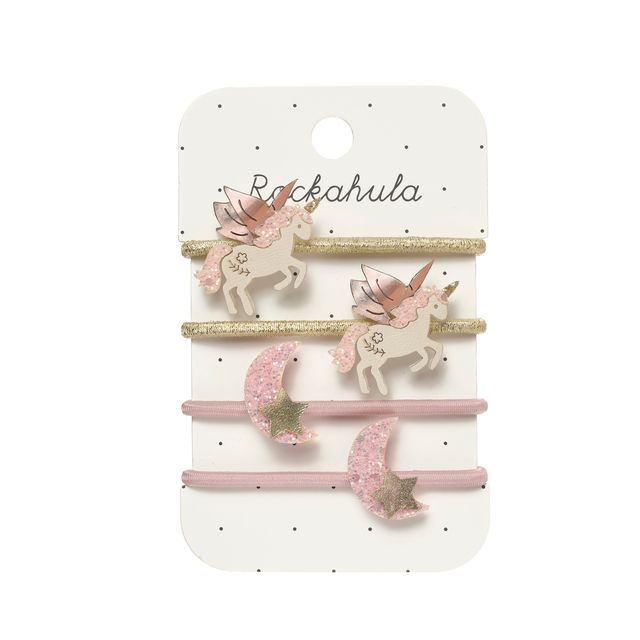 Rockahula Children's Hair Ponies - Magical Unicorn - Set of 4