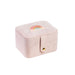 Pink Rockahula  jewelry box with a rainbow design on a white background