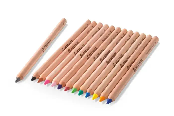 Stockmar Coloured Pencils - Triangular - 12 + 1 Graphite