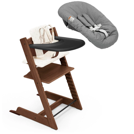 Stokke Tripp Trapp® High Chair² with Cushion, Tray & Newborn Set - Nurtured