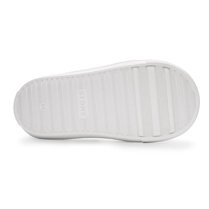 White shoe sole on a white background