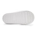 White shoe sole on a white background