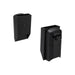 Two black rectangular bassinet adapter accessories for Thule Sleek 2 Stroller