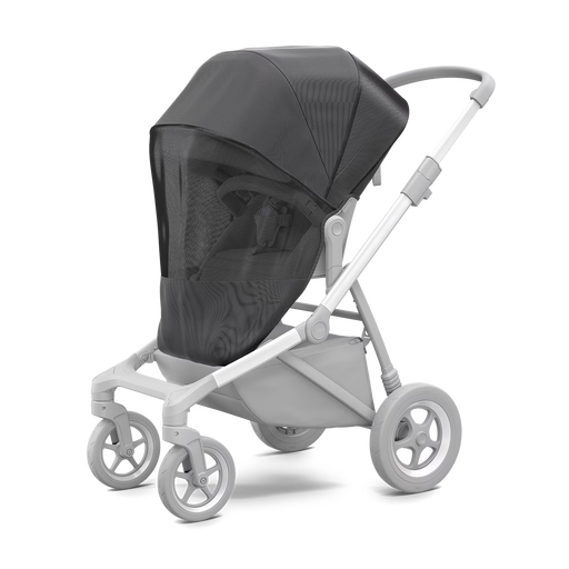 a bug net covering a thule sleek stroller