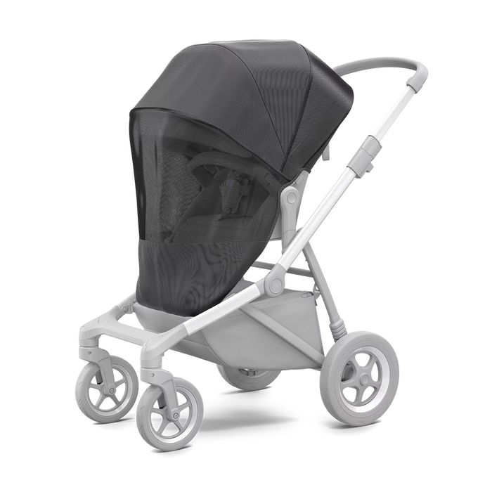 a bug net covering a thule sleek stroller