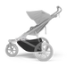 Thule Urban Glide Single Stroller Extended Cargo Basket set with silhouette of stroller against white background