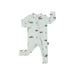 Belan.J Bamboo Footless Zippered Sleeper with Foldover Cuffs - Farm - Nurtured