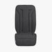 Gray car seat cover on a white background