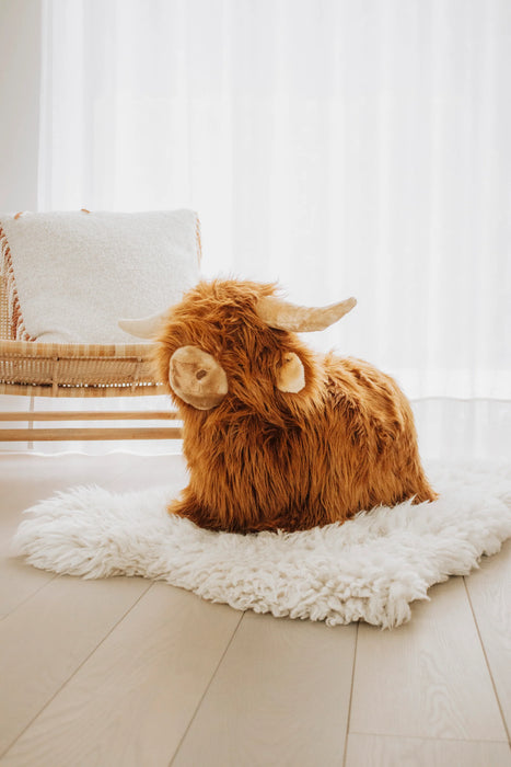 Soft Bouncy Highland Cow Toy