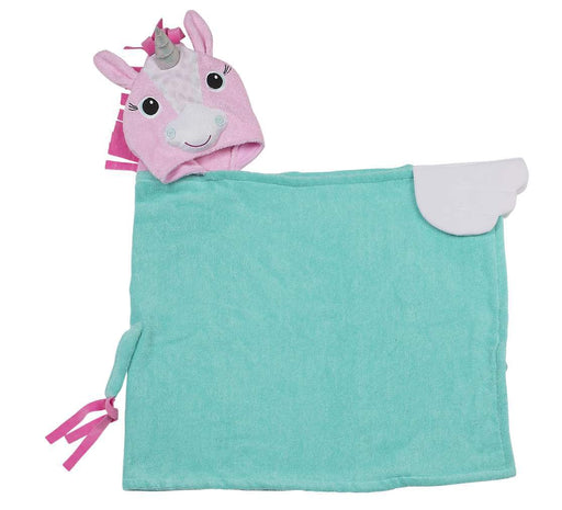 caption-Unicorn Themed Beach Towel