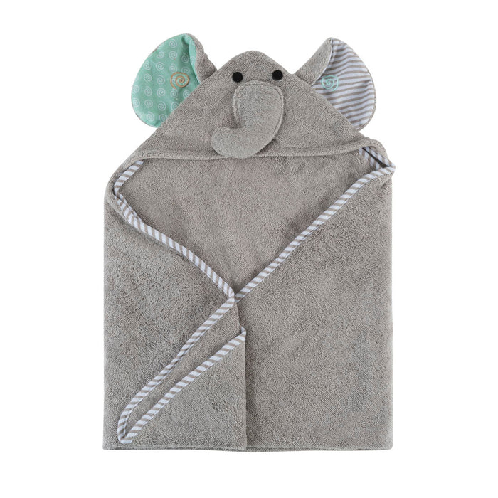 Cotton Hooded Towel - Elephant