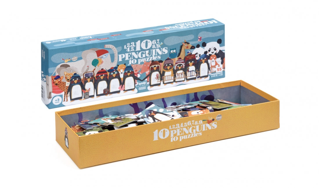 10 Penguins 10 Puzzles by Londji