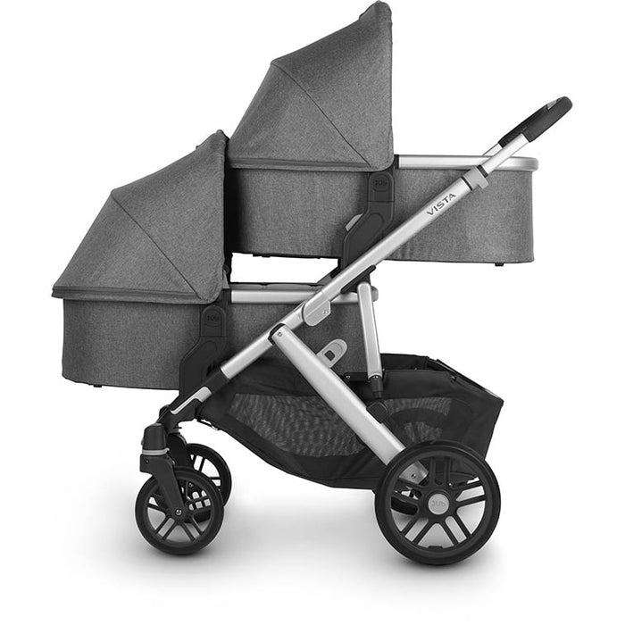caption-Two UPPAbaby Bassinets on UPPAbaby Vista Stroller