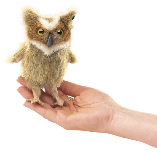 Folkmanis Mini Horned Great Owl