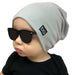 caption-Stretchy beanie hat for babies and toddlers