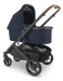 caption-Side profile Noa Vista V2 Stroller with included Bassinet