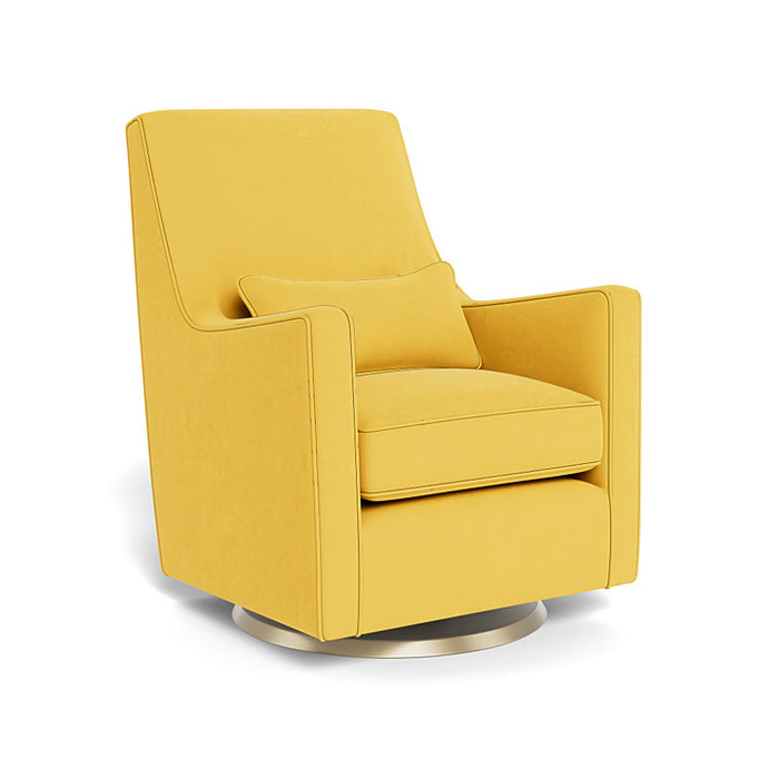  caption-Yellow Microfiber with Matte Gold Swivel