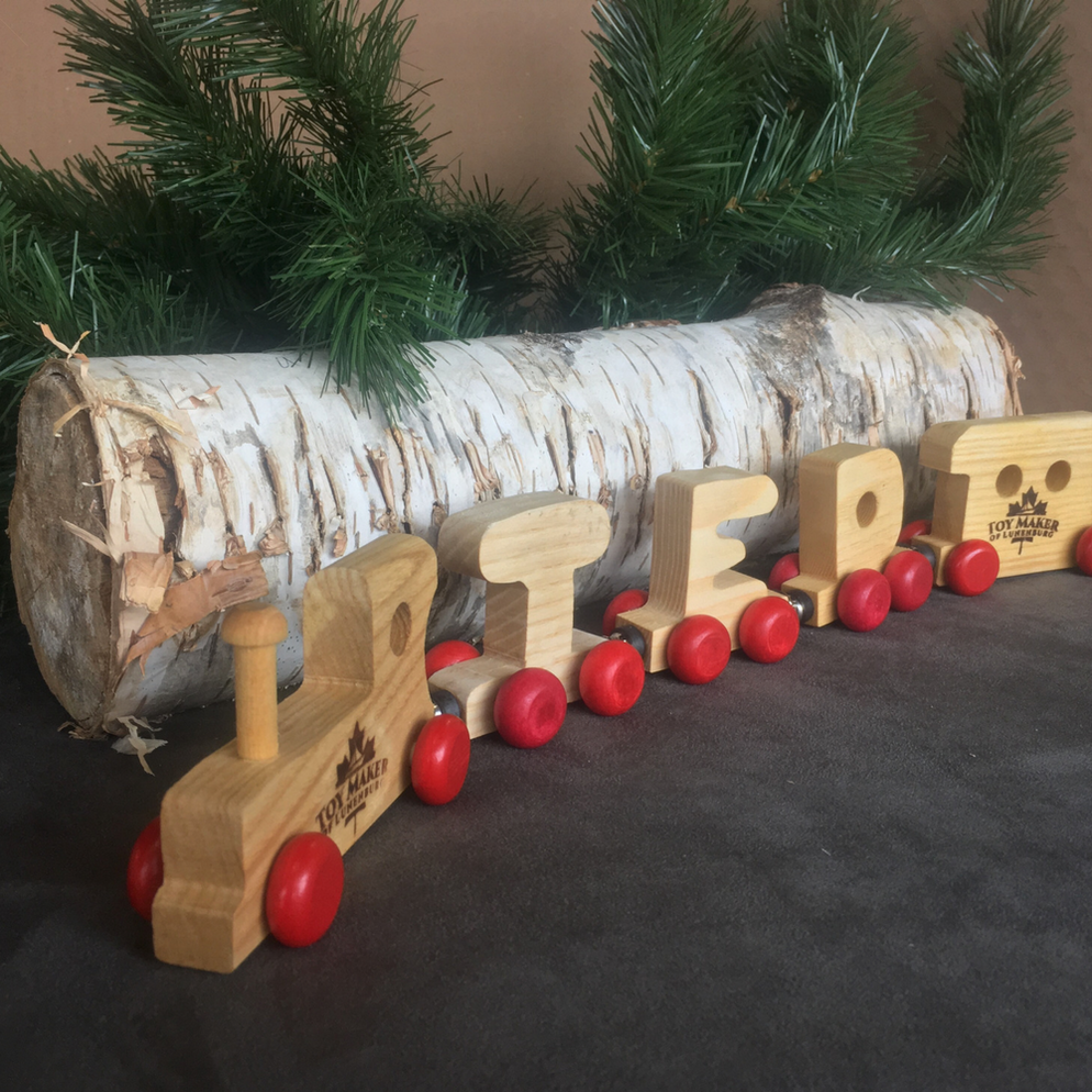 Name Train by Toy Maker of Lunenburg — Nurtured
