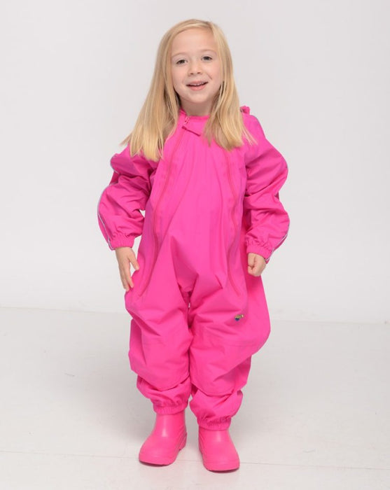 caption-One Piece Rain Suit in sizes 12 Months up to Age 10