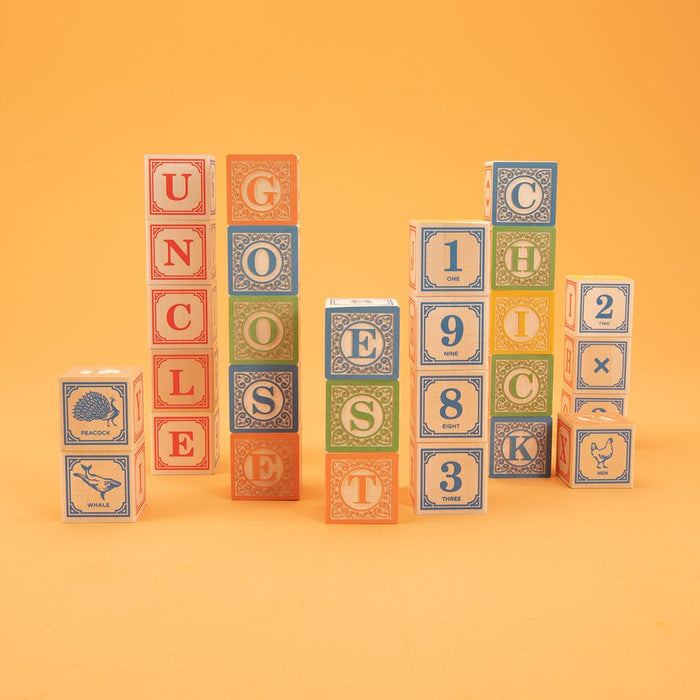 Classic ABC Wooden Blocks by Uncle Goose