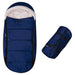 caption-Navy footmuff with carry bag