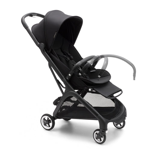 caption-The Bumper Bar adds security on the front of the Butterfly Stroller