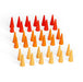 caption-Orange cones for small world play