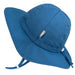 caption-Atlantic Blue Floppy Sun Hat