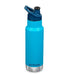 caption-Hawaiian Ocean Blue Stainless Steel Insulated Water Bottle