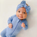 caption-Periwinkle Kyte Baby Zippered Footie