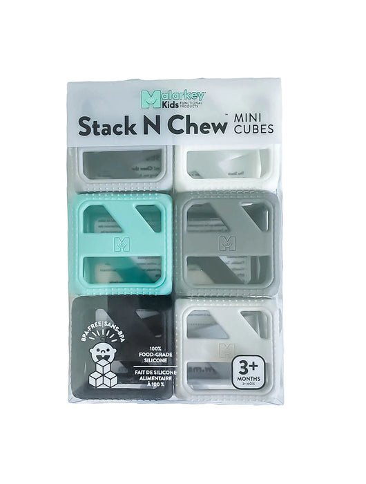 Stack N Chew Teething Cubes - Set of 6 - nurtured.ca