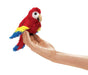 Scarlet Macaw Finger Puppet by Folkmanis