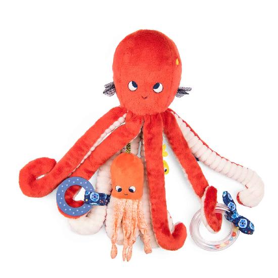 Large Activity Octopus by Moulin Roty Aventures de Paulie - nurtured.ca