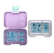 caption-Purple Periwinkle Munchi Snack Box with extra tray