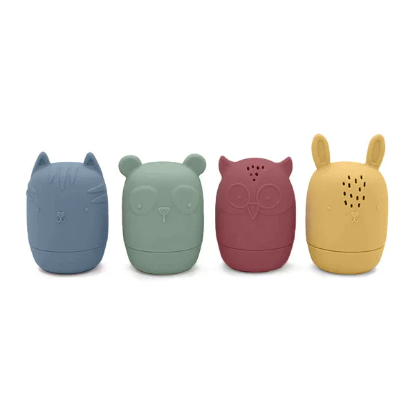 Noüka Silicone Animal Bath Toys - Set of 4 - nurtured.ca
